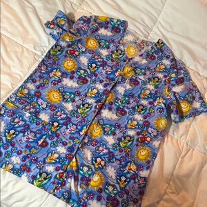 size Medium pediatric scrub top